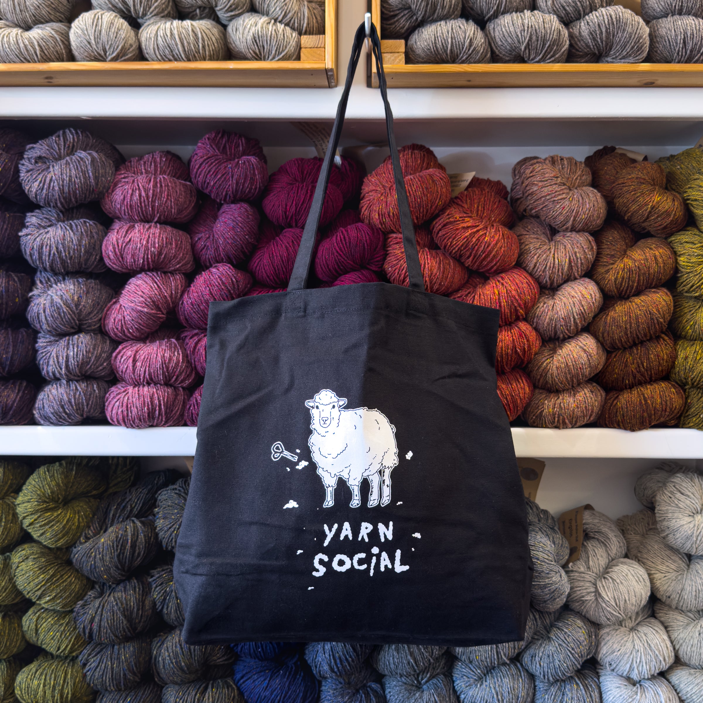 Sheepy Canvas Tote