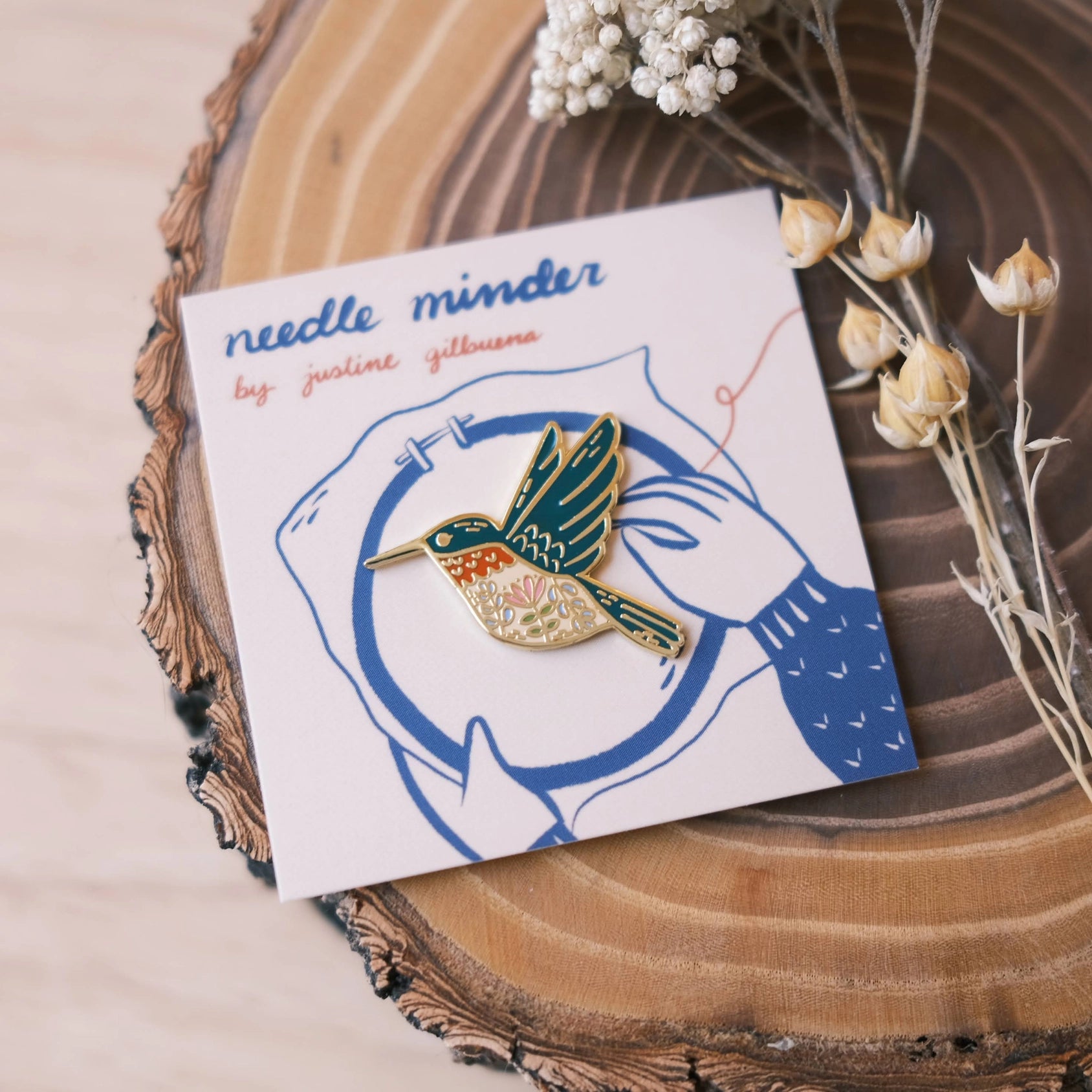 Enamel Needle Minders
