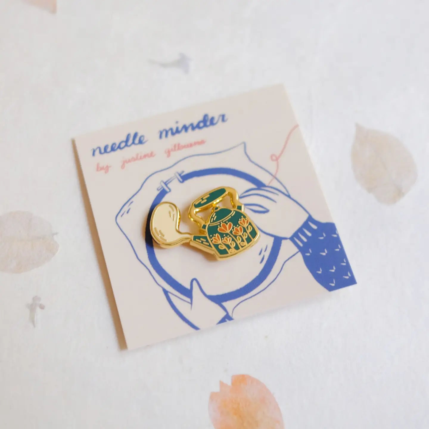 Enamel Needle Minders