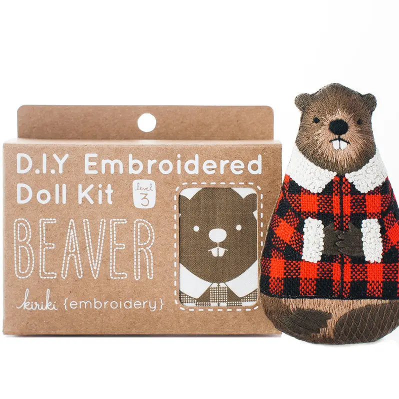 Embroidered Doll Kits