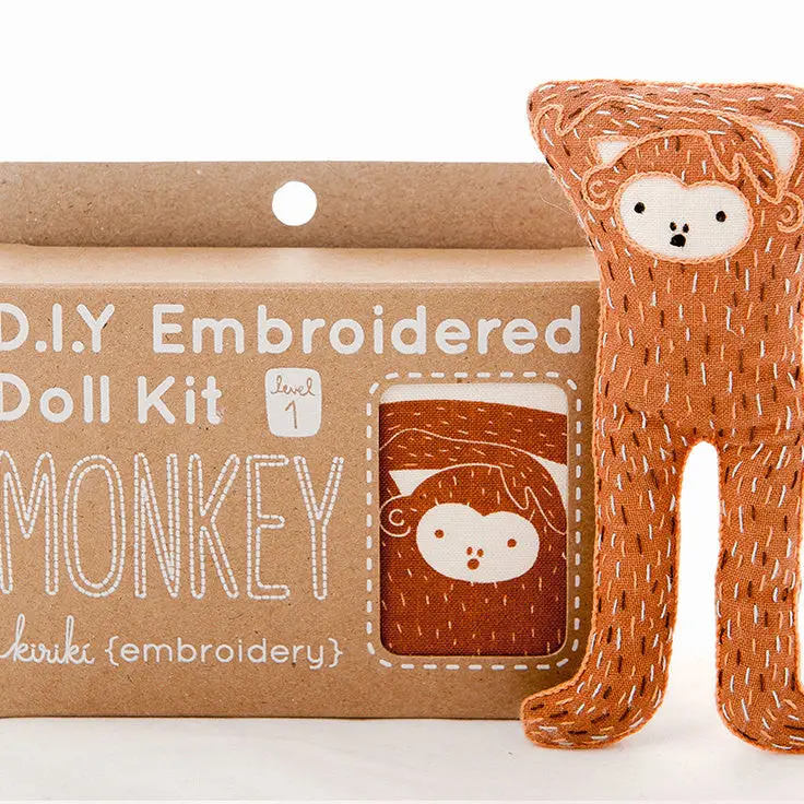 Embroidered Doll Kits