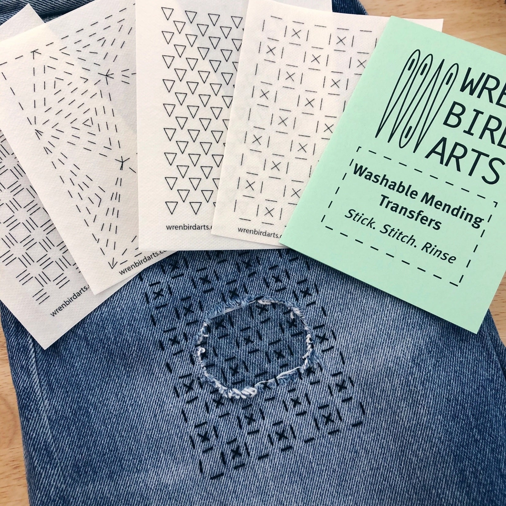 Washable Mending Transfers