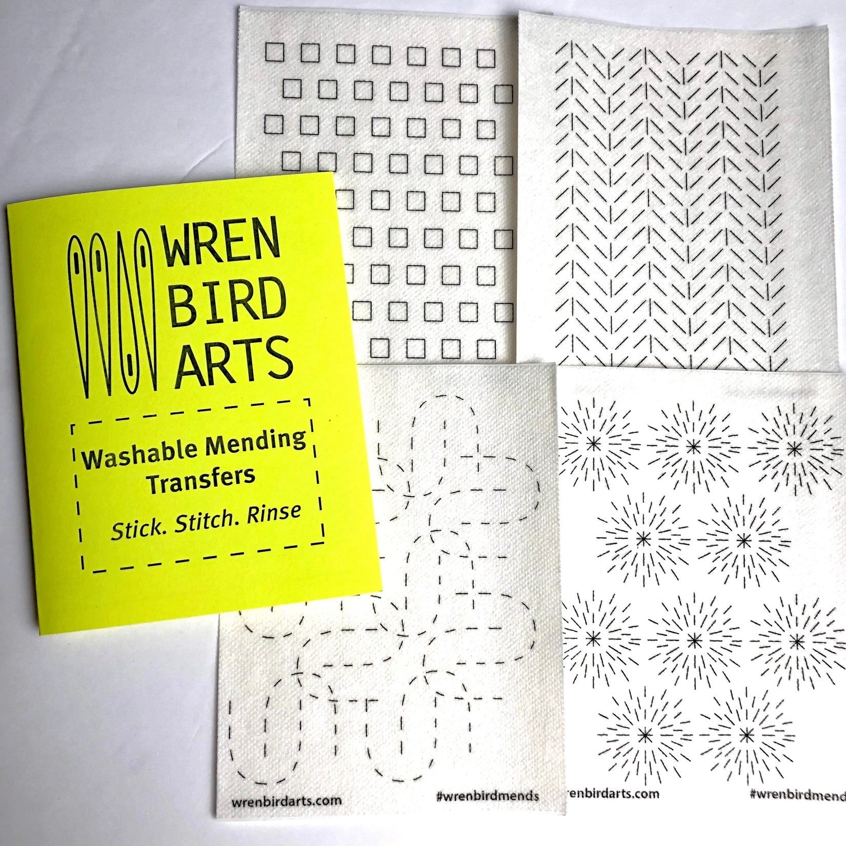 Washable Mending Transfers