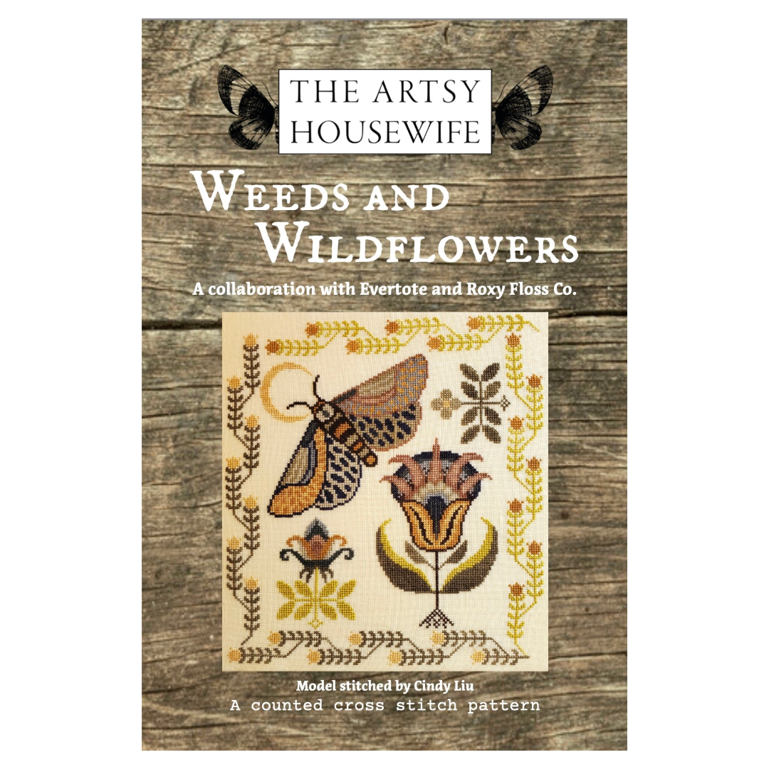 Weeds & Wildflowers Cross Stitch Pattern