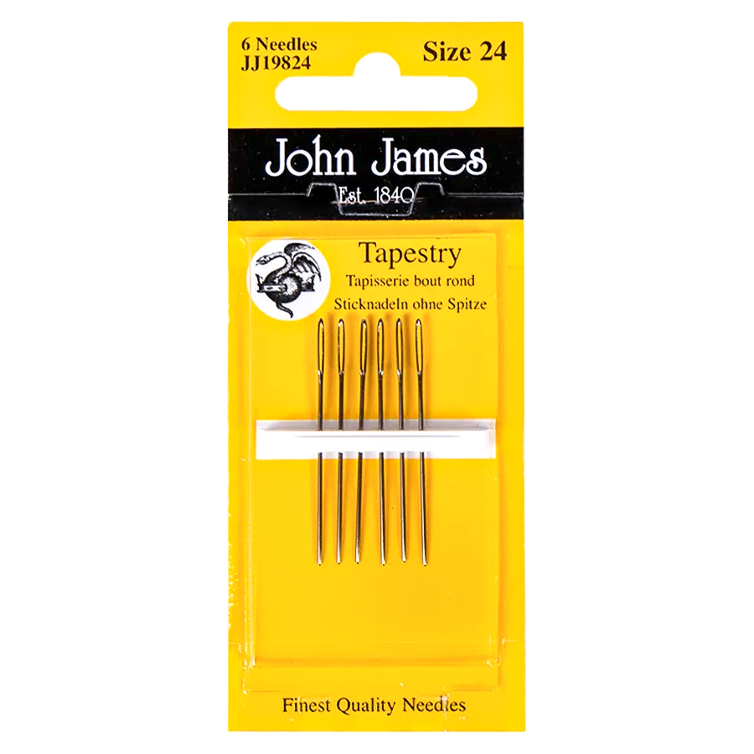 John James Chenille Needles, size 24
