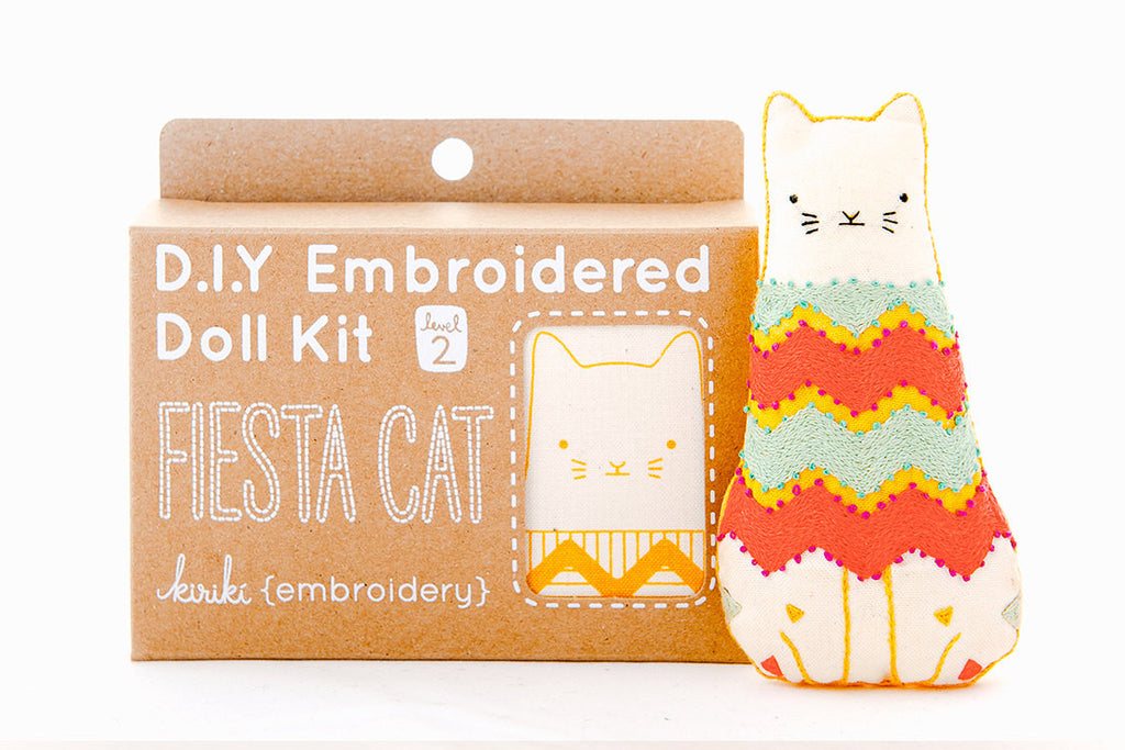 Embroidered Doll Kits