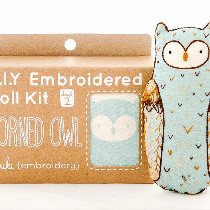 Embroidered Doll Kits